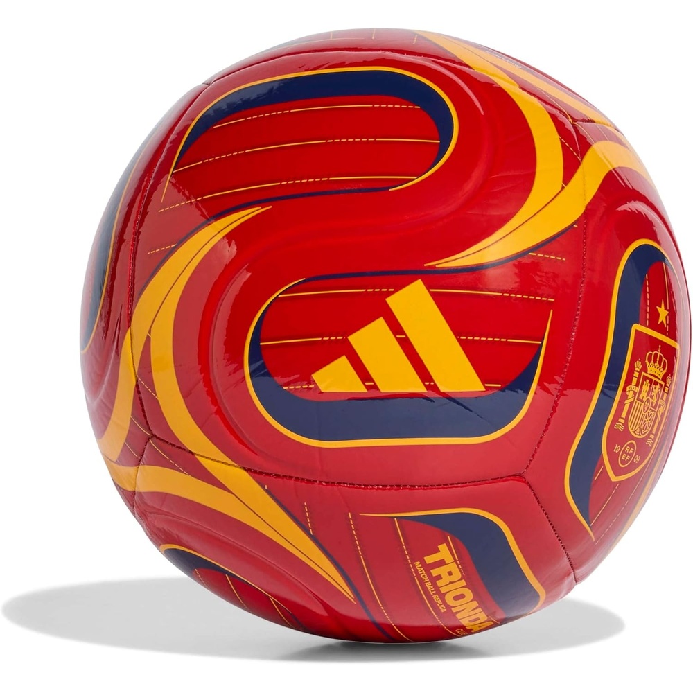 image:imageadidas FIFA World Cup 26 Trionda Host Nation League Soccer BallVivid RedTeam Power RedCrew YellowSpain