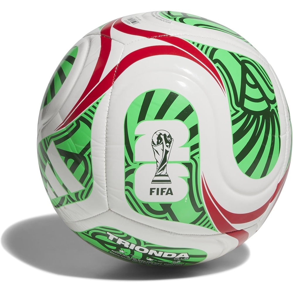 image:imageadidas FIFA World Cup 26 Trionda Host Nation League Soccer BallWhiteVivid RedAmazon GreenFlash LimeMexico