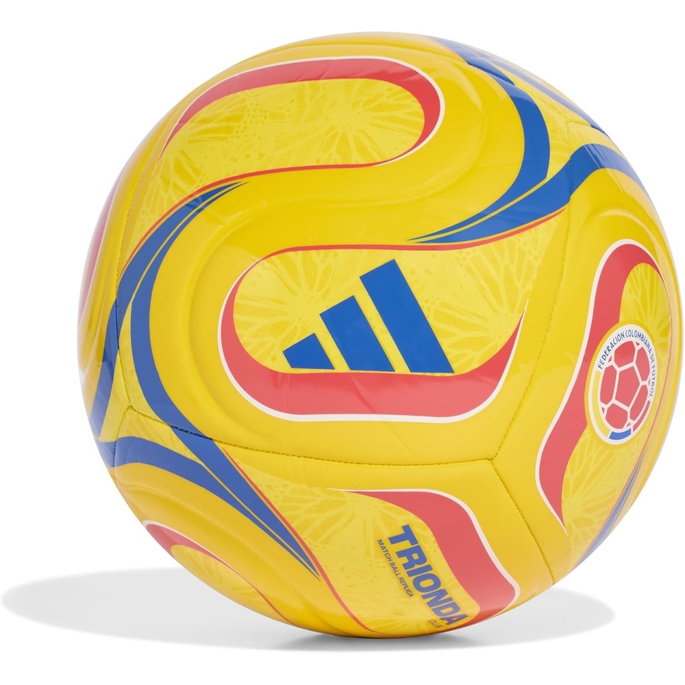 image:imageadidas FIFA World Cup 26 Trionda Host Nation League Soccer BallYellowSemi Lucid RedGlory BlueColombia