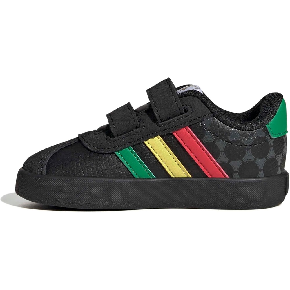 image:imageadidas Kids VL Court 30 SneakersBlackGreenPure Ruby