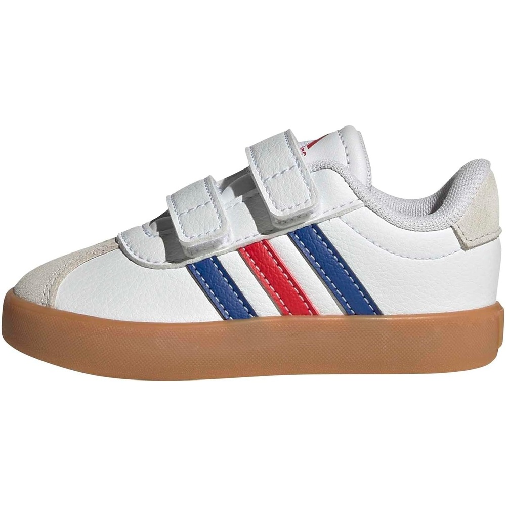 image:imageadidas Kids VL Court 30 SneakersWhiteTeam Royal BlueBetter Scarlet