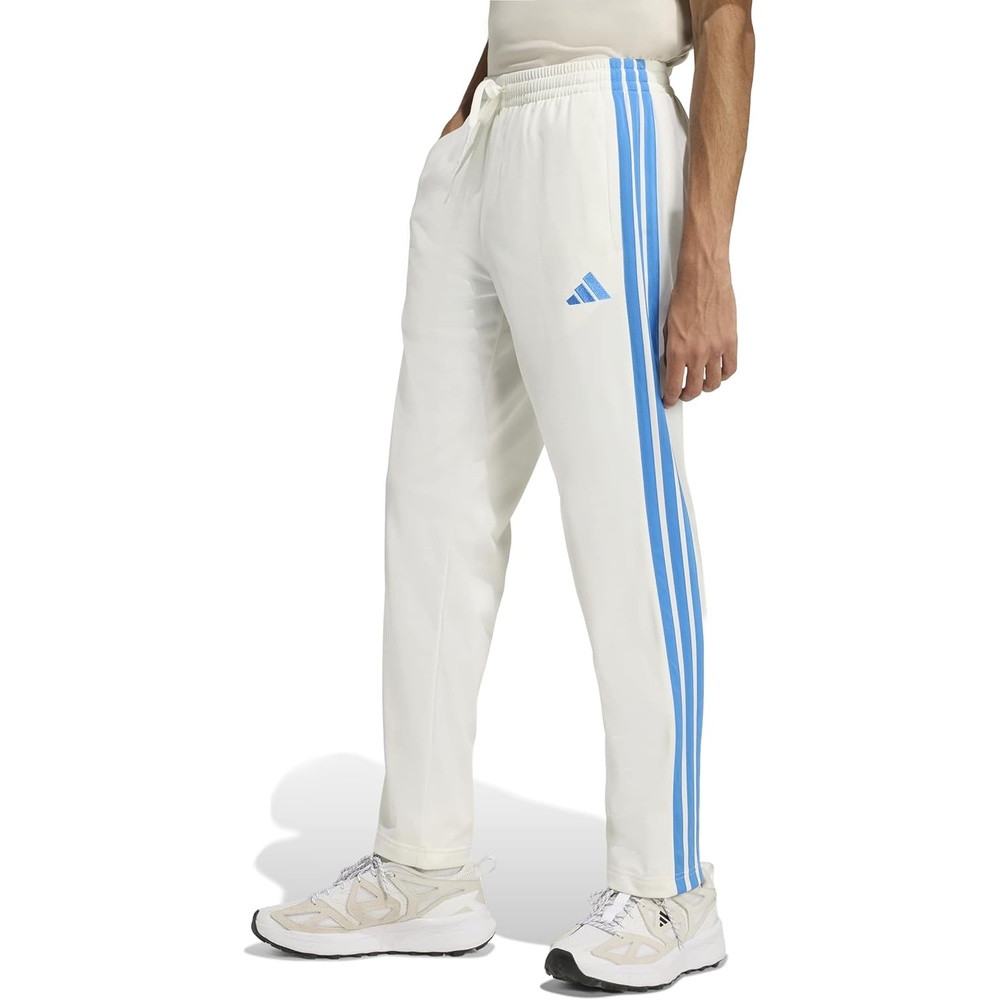 image:imageadidas Mens 3Stripes Tricot Open Hem Track PantsWhite Stripes