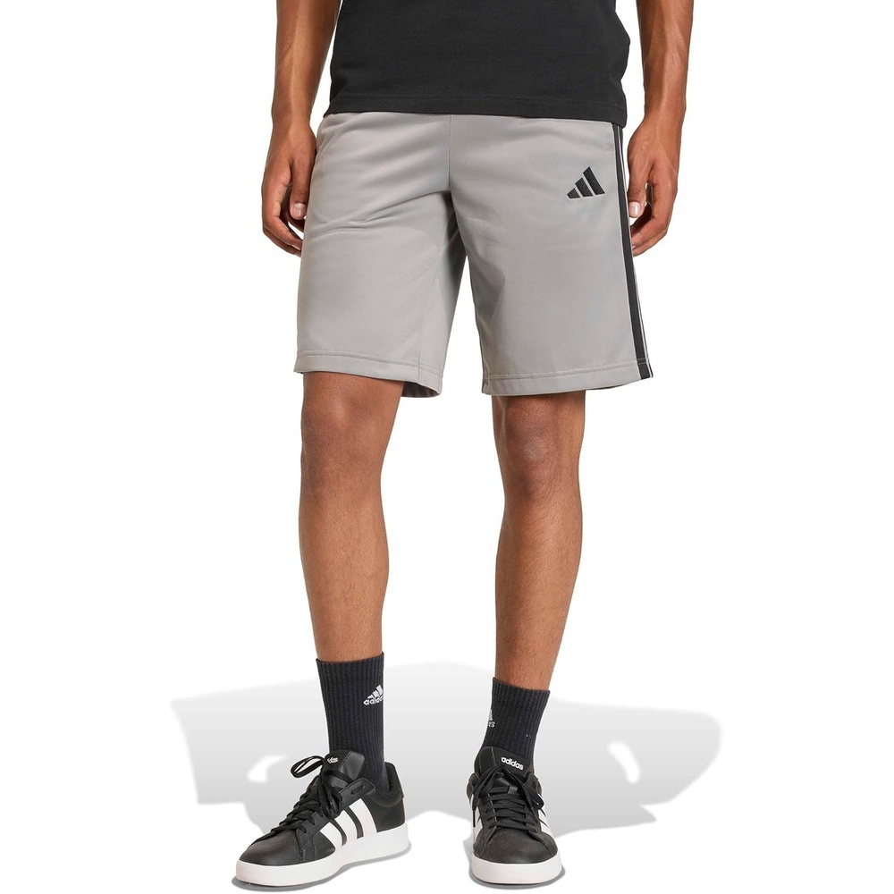 image:imageadidas Mens 3Stripes Tricot ShortsCh Solid Grey