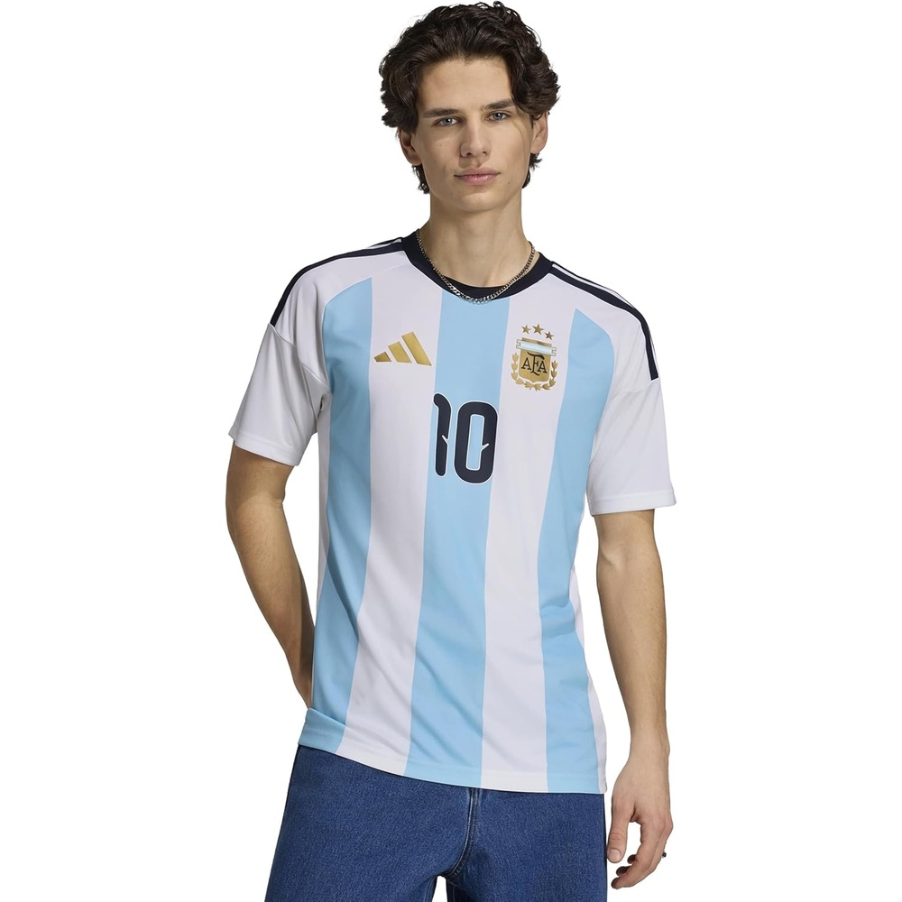 image:imageadidas Mens Argentina World Cup 2026 ApparelWhiteIcey BlueArgentina Messi