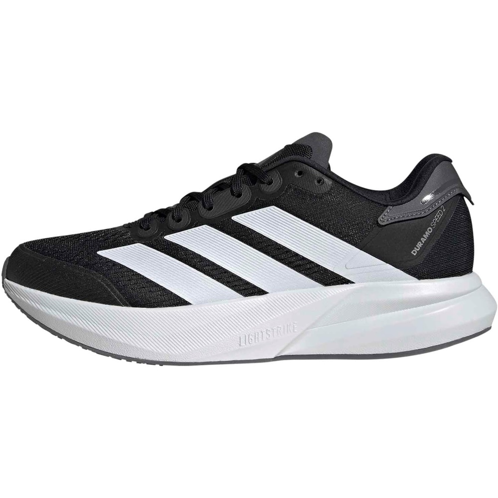 image:imageadidas Mens Duramo Speed 2 Running Sneakers Shoes WhiteBlackWhiteGrey