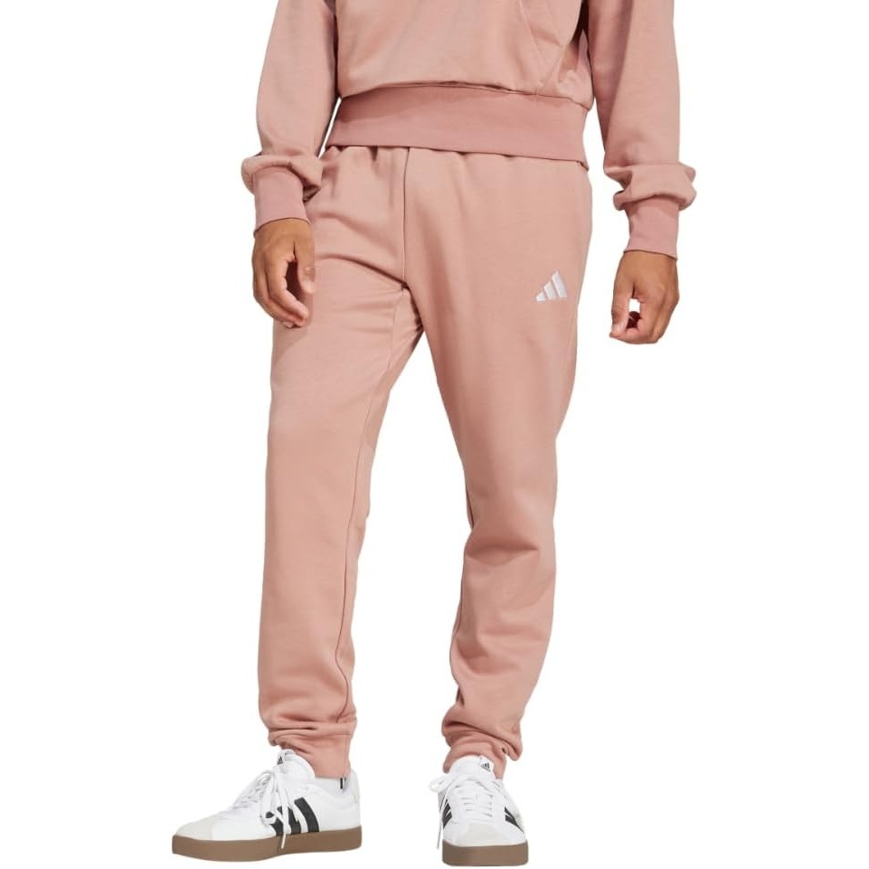 image:imageadidas Mens Essentials FeelCozy Fleece PantsWarm ClayWhite