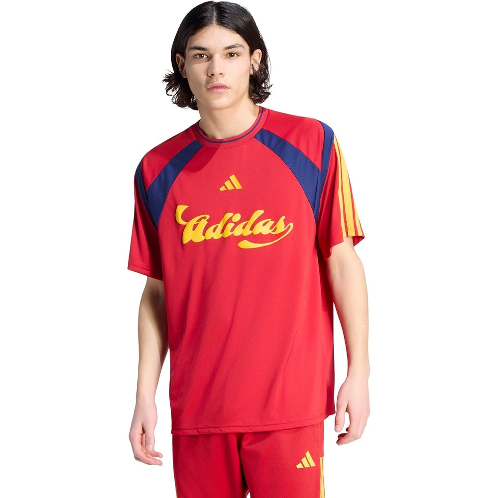 image:imageadidas Mens Spain World Cup 2026 ApparelTeam Power Red Dark BlueCrew Yellow