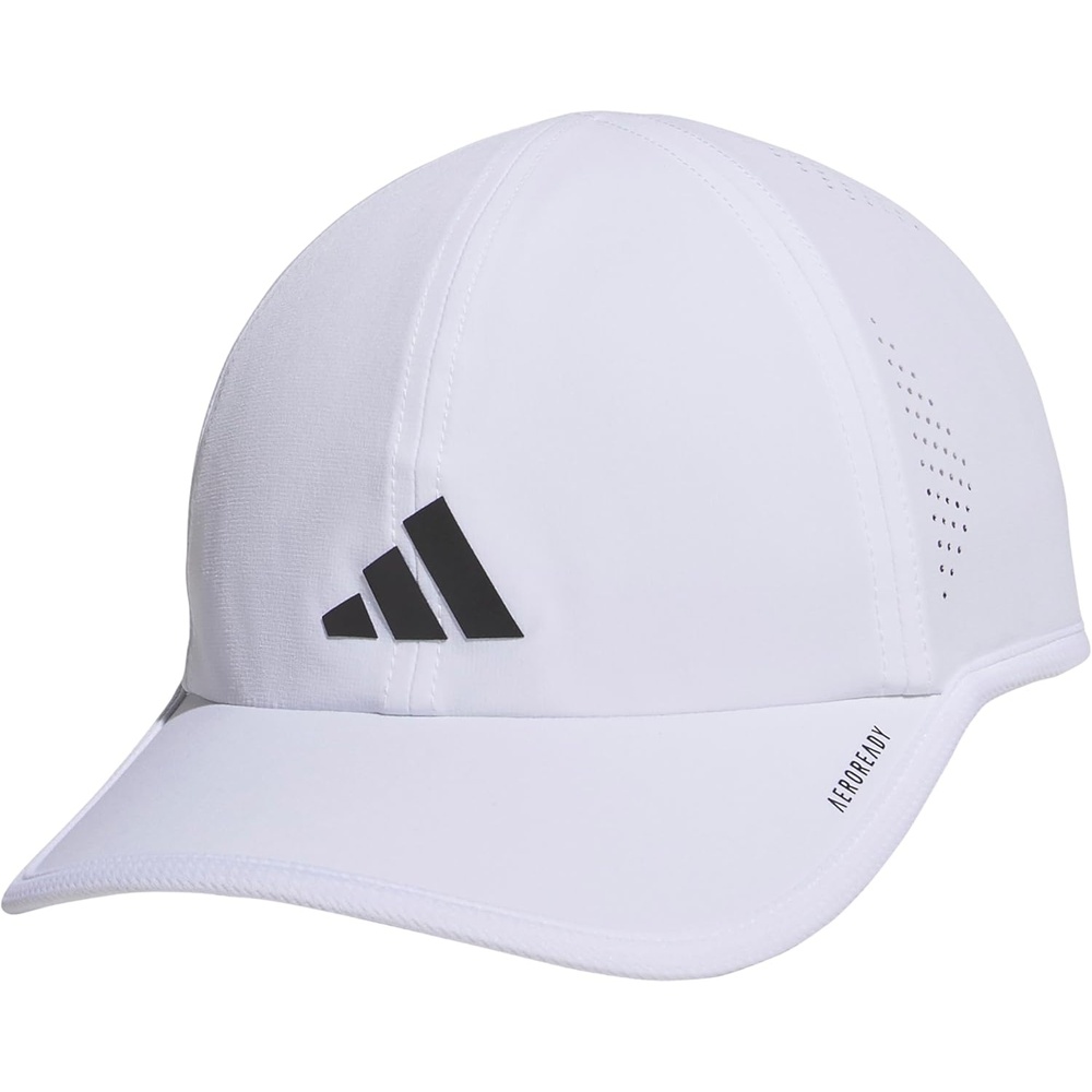 image:imageadidas Mens Superlite Hat Lightweight MoistureWicking Cap for Workout and TrainingWhiteBlack3