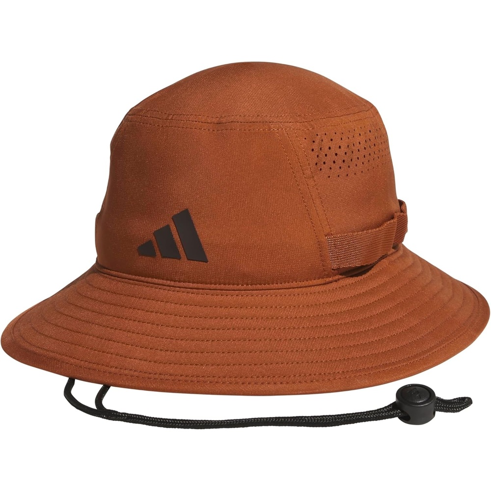 image:imageadidas Mens Victory Bucket Hat Outdoor Sun Boonie for Hiking and FishingDusky Bronze BrownAurora Coffee Brown5
