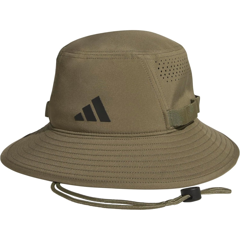 image:imageadidas Mens Victory Bucket Hat Outdoor Sun Boonie for Hiking and FishingOlive Strata GreenOlive Strata GreenBlack5
