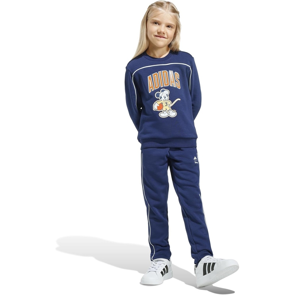 image:imageadidas UnisexKids Marvel Joggers SetDark BluePure OrangeOff WhiteMickey Mouse
