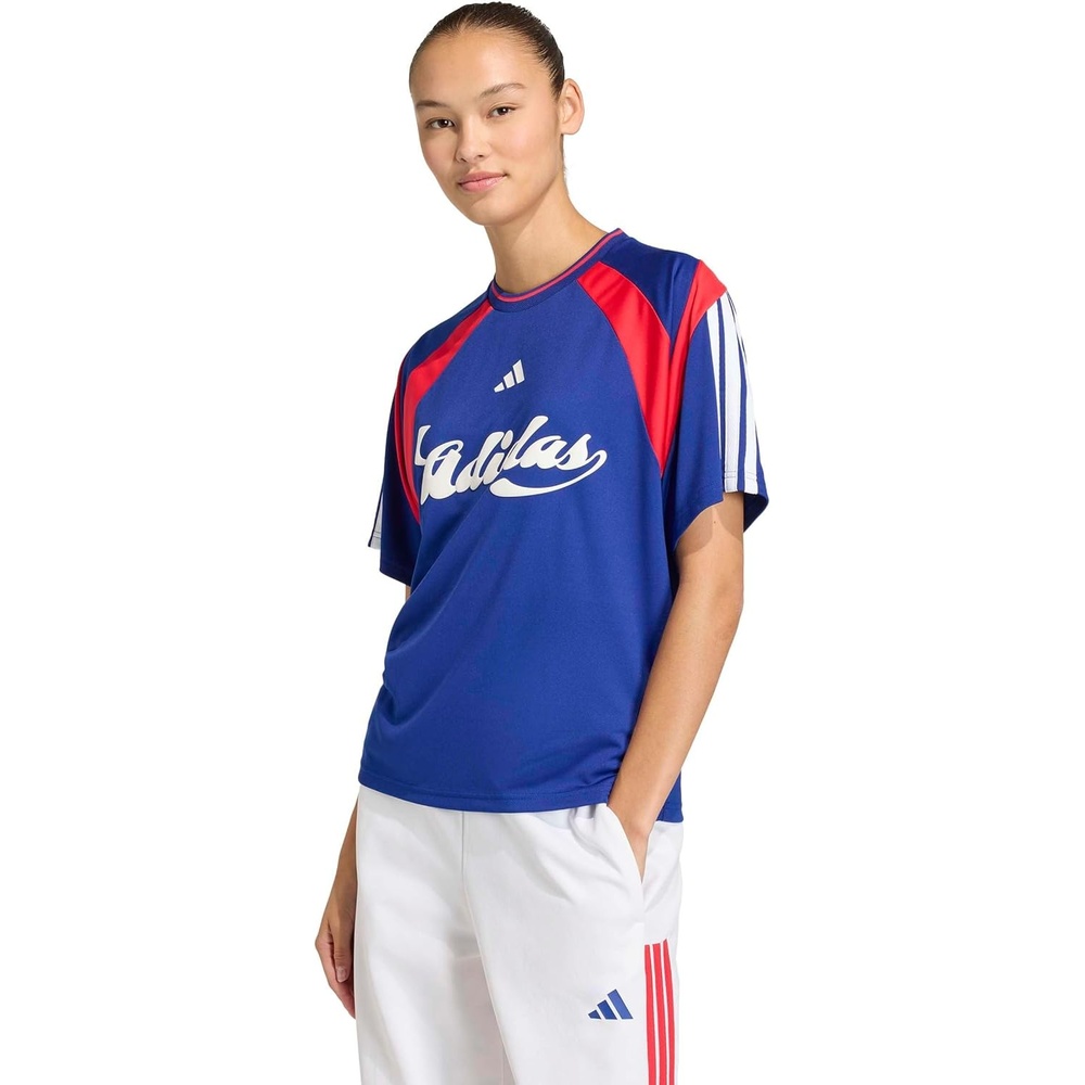 image:imageadidas Womens 2026 World Cup Fan ApparelMystery InkPure RubyWhite