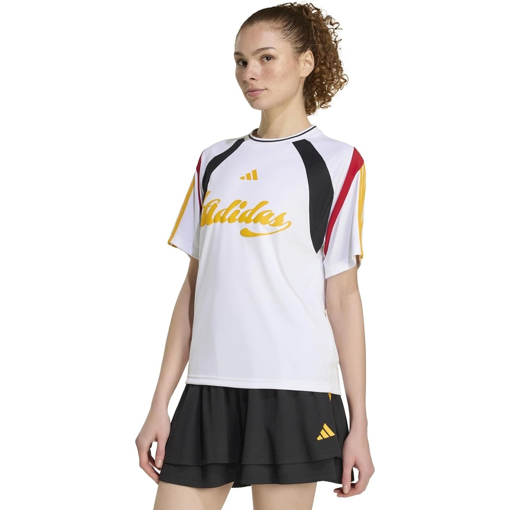 image:imageadidas Womens Germany World Cup 2026 ApparelWhiteBlackTeam Power Red Collegiate Gold