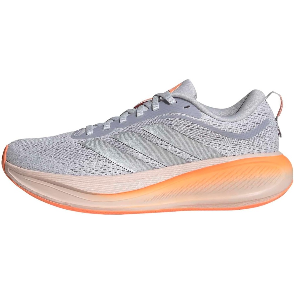 image:imageadidas Womens Response Pace Running Sneakers Shoes  PurpleDash GreySilver MetallicBeam Orange