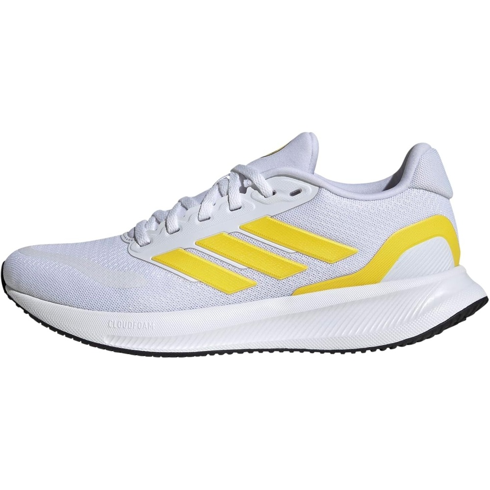 image:imageadidas Womens Run Falcon 5 Running ShoesCloud White Yellow Core Black