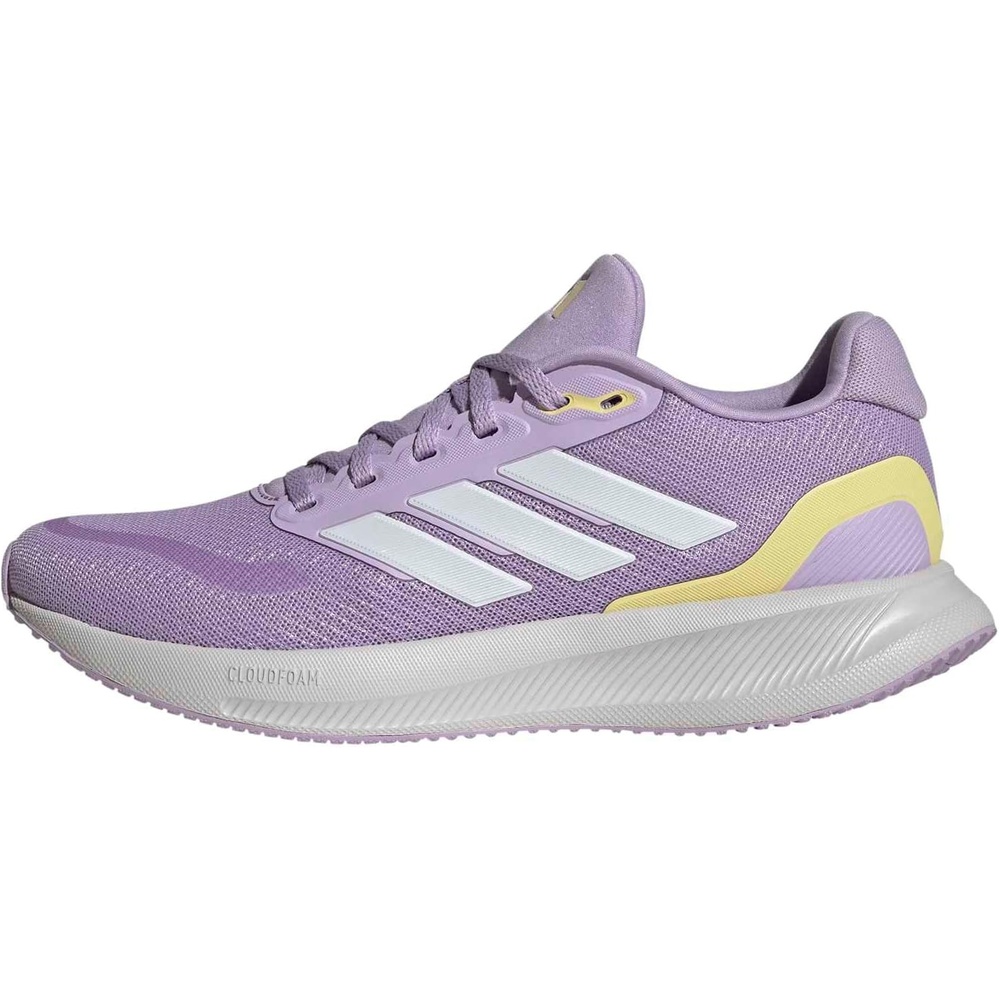 image:imageadidas Womens Run Falcon 5 Running ShoesPowder Plum Ftwr White Orange Tint