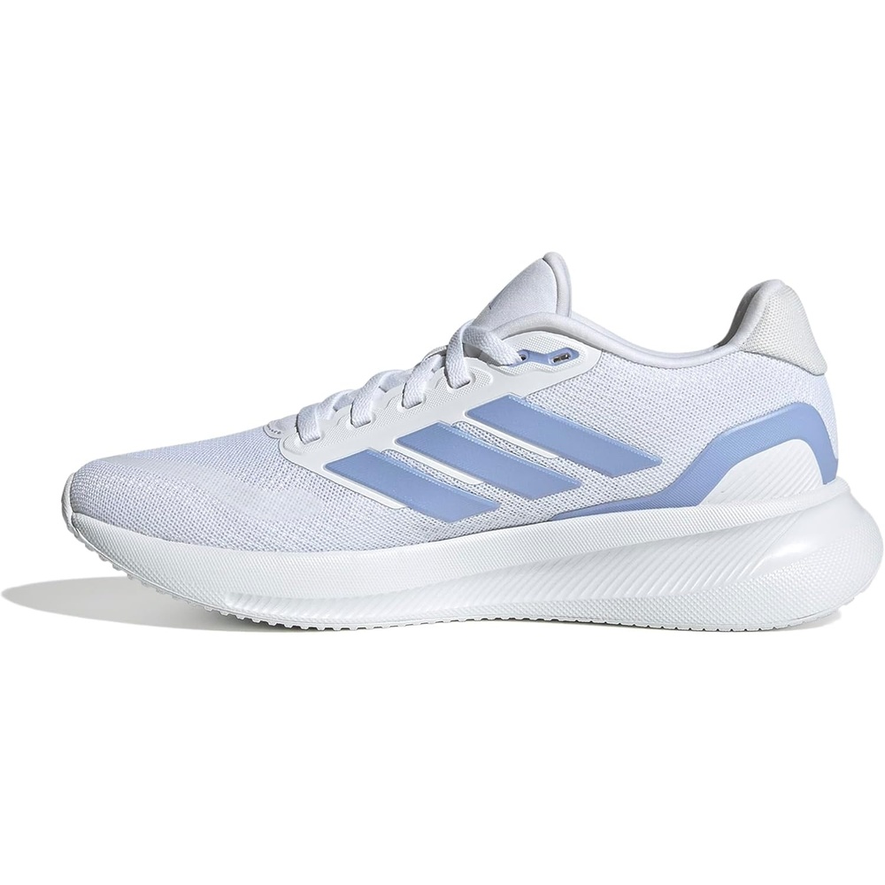 image:imageadidas Womens Run Falcon 5 Running ShoesWhiteBlue SparkBlack