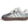 Silver Metallic/Off White/Black