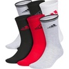 Cool Light Heather/Black/Better Scarlet/Mixed/2