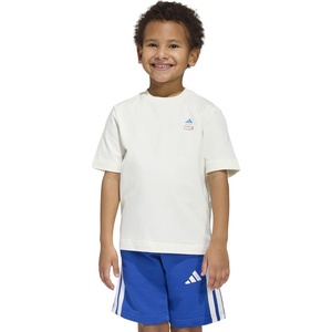 Adidas Boys Disney Mickey Mouse T-Shirt(Off White/Ray Blue/Avengers)