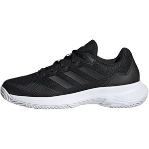 Adidas Womens Gamecourt 2 WSneaker(Core Black Core Black Silver)