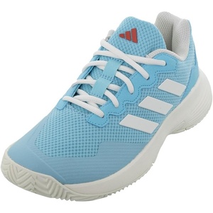 Adidas Womens Gamecourt 2 WSneaker(Light Aqua/Off White/Bright Red)