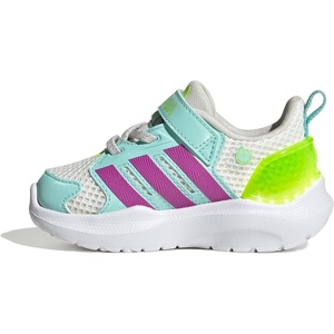 adidas Baby Lightorama Shoe(White/Purple Burst/Lucid Lemon)