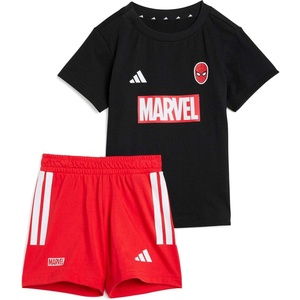 adidas Baby Marvel T-Shirt Set(Spider-man/Black/White)