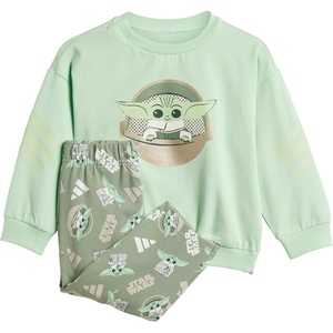 adidas Baby Star Wars Mandalorian Jogger Set(Mist Jade/Cyber Metallic)