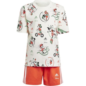 adidas Boys’ Disney Mickey Mouse T-Shirt Set(Off White/Multicolor)