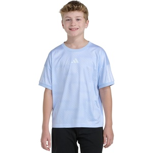 adidas Boys Short Sleeve World Cup Soccer Top(Crystal Sky)