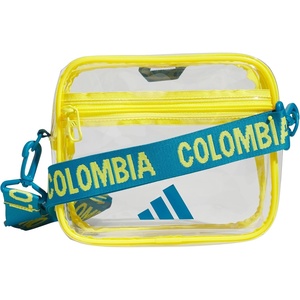 adidas Clear Stadium Bag – Small Transparent Crossbody, 4L(Colombia)