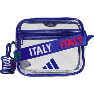 adidas Clear Stadium Bag – Small Transparent Crossbody, 4L(Italy)