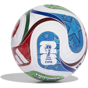 adidas FIFA World Cup 26™ Trionda Host Nation League Soccer Ball(White/Team Royal Blue/Solar Blue/Power Red Legaue)