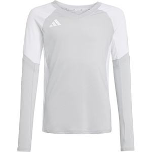adidas Girls’ Volleyball Quickset Long Sleeve Jersey(Team Light Grey)