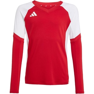 adidas Girls’ Volleyball Quickset Long Sleeve Jersey(Team Power Red)
