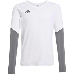 adidas Girls’ Volleyball Quickset Long Sleeve Jersey(White)