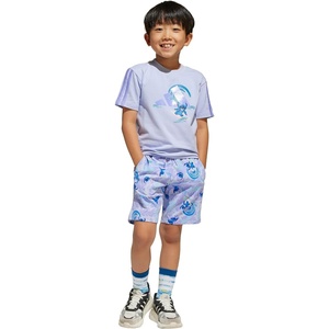 adidas Kids’ Disney Lilo and Stitch T-shirt Set(Violet Tone/Light Purple)