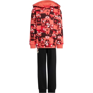 adidas Kids’ Disney Mickey Mouse Jogger Set(Preloved Scarlet/Multicolor)