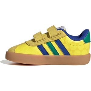 adidas Kids VL Court 3.0 Sneakers(Bright Yellow/Bold Blue/Green)