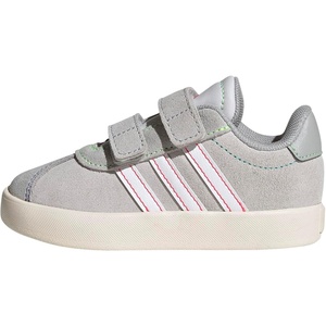 adidas Kids VL Court 3.0 Sneakers(Dash Grey/White/Lime Burst)