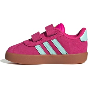 adidas Kids VL Court 3.0 Sneakers(Shock Pink/Semi Flash Aqua/Lucid Lemon)