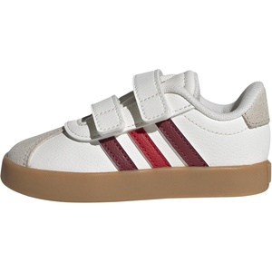 adidas Kids VL Court 3.0 Sneakers(White/Collegiate Burgundy/Wonder Alumina)