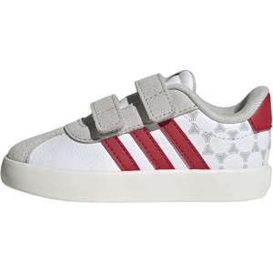adidas Kids VL Court 3.0 Sneakers(White/Team Colleg Red)