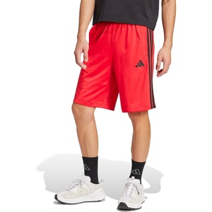 adidas Men’s 3-Stripes Tricot Shorts(Pure Ruby)