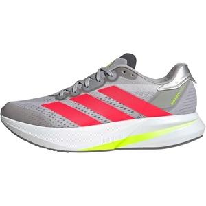 adidas Mens Duramo Speed 2 Running Sneakers Shoes – White(Grey/Lucid Red/Lucid Lemon)