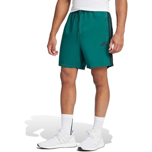adidas Men’s Essentials 3-Stripes Chelsea 7-inch Shorts(Collegiate Green/Black)
