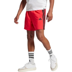 adidas Men’s Essentials 3-Stripes Chelsea 7-inch Shorts(Pure Ruby/Black)