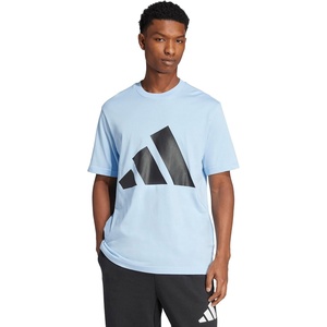 adidas Men’s Essentials Big Logo T-Shirt(Blue/Black)