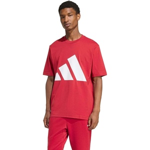 adidas Men’s Essentials Big Logo T-Shirt(Maroon/White)